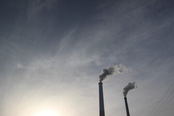 『周南コンビナート　エントツの煙! 』山口県観光　 SDGs  地球環境 