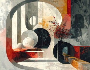 Minimalist Interior Design with Maximalist Furniture Clusters