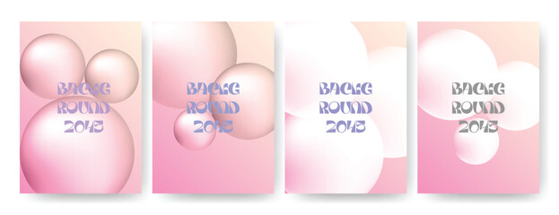 Gradient poster background set with minimalist vibrant geometric shapes, modern abstract cover templates for flyer, social media, advertising, banner, wallpaper, publication, and digital promotion