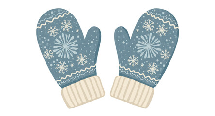 pair of winter gloves