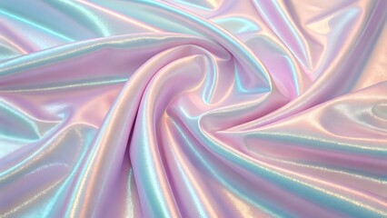 Ai generated image of pastel holographic gradient with opal gemstone shimmer
