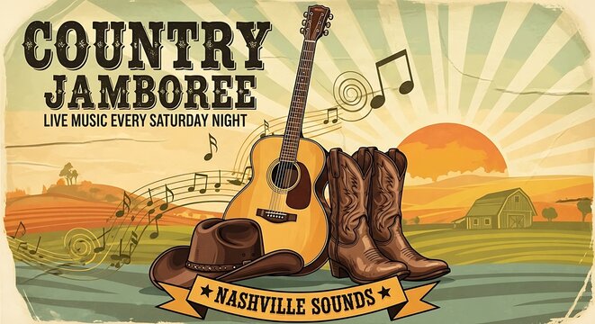 Country Jamboree - Live Music Every Saturday Night at Nashville Sounds. - Powered by Adobe