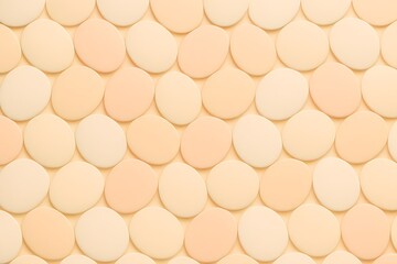 Abstract Beige and Peach Circle Pattern Background