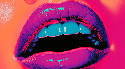 

Sexy lip care and beauty beautiful tender lip lipstick and lip-gloss passionate