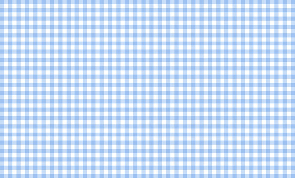 Blue gingham checkered pattern with soft overlapping stripes