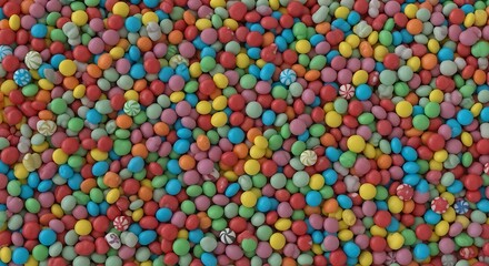 Colorful Candy Sprinkles Texture Background.