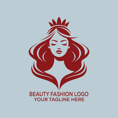 Beauty Fashion Logo Design for Salon, Cosmetics, and Branding