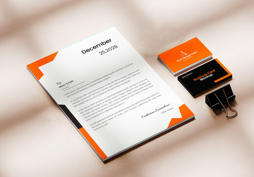 Modern Corporate Stationery Mockup Set