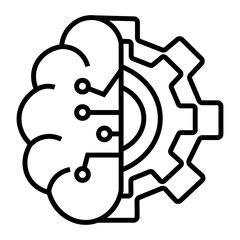 vector illustration of a gear icon
