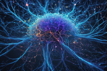 Neural Core with Expanding Connections. Generative AI. 