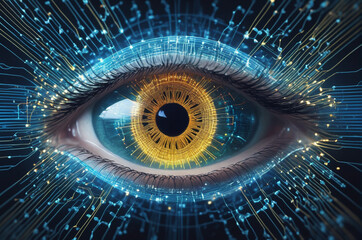 Digital Vision Matrix. Generative AI.