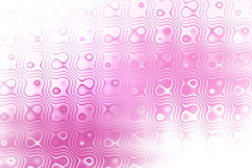 Abstract pink wavy pattern with circles and soft focus