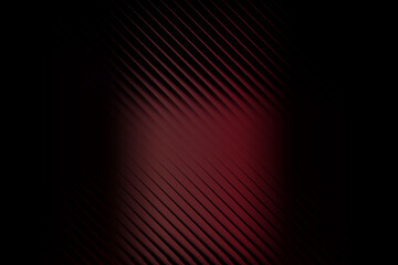 Dark red abstract background with diagonal lines and soft light