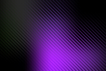 Abstract purple and black metallic ribbed background with light effect