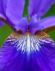 Close-up of vibrant iris petals (1)