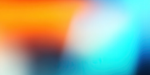 Obraz premium Blurry orange haze with soft glowing edges