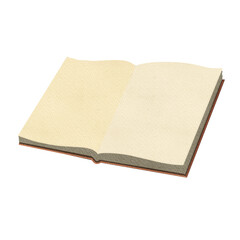 open book isolated on white