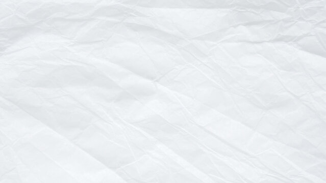 Abstract white crumpled and creased recycle paper texture background