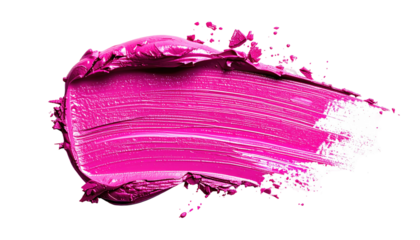 Fuchsia lipstick smear, textured, abstract