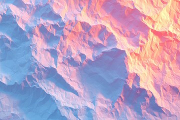 Abstract crumpled paper texture, soft pastel colors