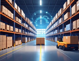 Warehouse Inventory Management System with Digital Network Visualization