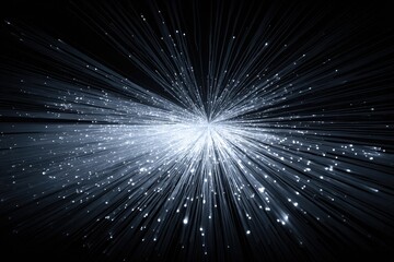 Naklejka premium Abstract explosion of light rays