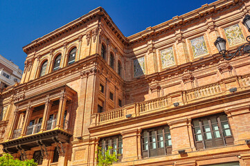 Echoes of Elegance: The Historic Coliseo Building of Seville, Andalusia, Spain