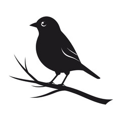 a-minimalist--silhouette-illustration-of-a-small-b.eps