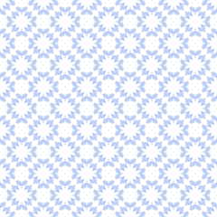 Abstract Seamless Geometric Light Blue Pattern.
