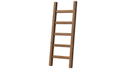 Ultra Detailed Wooden Ladder 