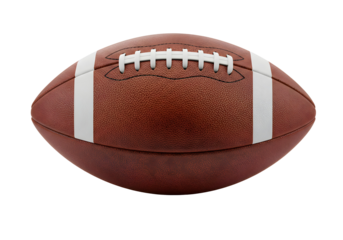 American Football Ball - A Classic Leather Sporting Equipment for Game Play