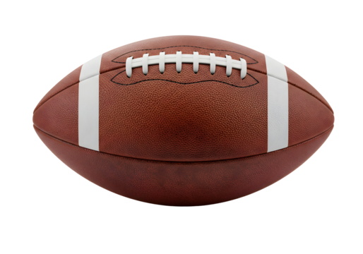 American Football Ball - A Classic Leather Sporting Equipment for Game Play