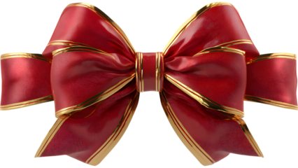 red ribbon bow