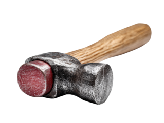 Hammer tool metal wood handle construction equipment isolated heavy industrial