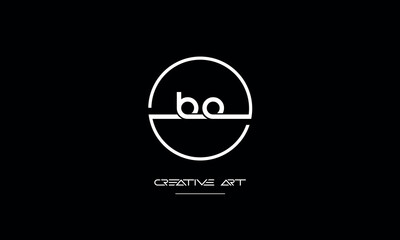 OB, BO, O, B abstract letters logo monogram