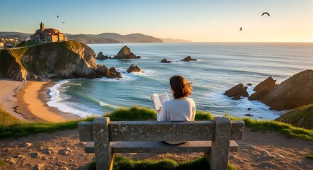 Coastal Relaxation Scenic View.