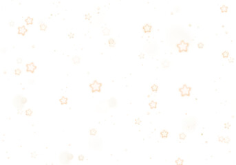 Glowing christmas stardust glittering Bokeh new year celebration overlay, transparent background