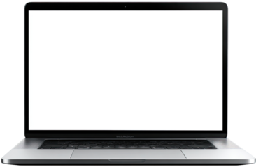 Laptop with blank screen (1)