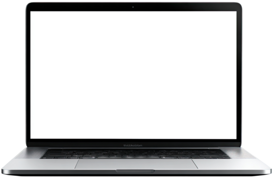 Laptop with blank screen (1)