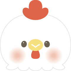 かわいい干支の動物イラスト_鳥_酉