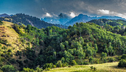 mountain landscape in the morning