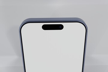 smart phone with blank screen