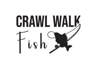 Crawl Walk Fish, Crawl Walk Fish vector bundle, Crawl Walk Fish clipart, Crawl Walk Fish silhouette.	