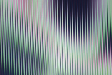 Abstract background with vertical blurred stripes in pastel green, purple and gray colors.