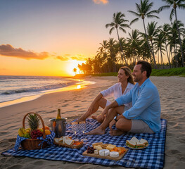 couple on the beach