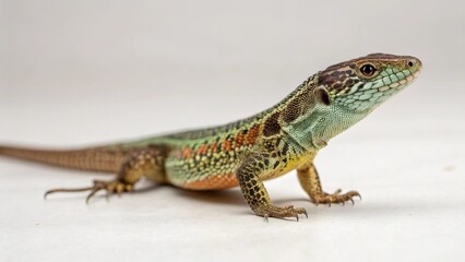 Fototapeta premium Lazarus Lizard on studio background