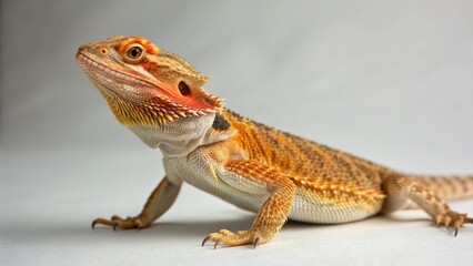 Fototapeta premium Lazarus Lizard on studio background