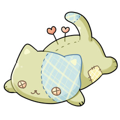 Cat Needle Pillow Pincushion