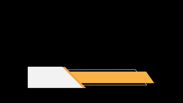 Professional Lower Third Animation Template,  Lower Third Animation Effects for News