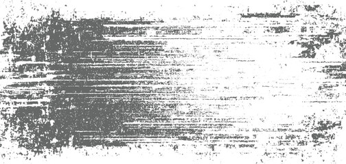 Gray distressed horizontal brush strokes on white background grunge texture